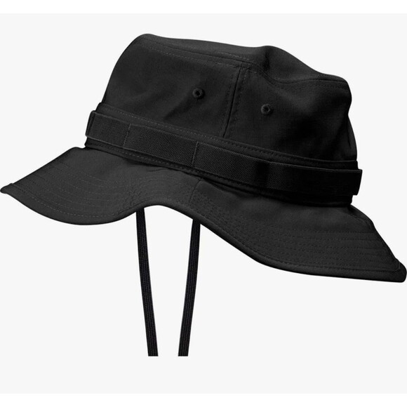 NWT Nike Unisex Dri-FIT Bucket Hat Black Hats Cap Size M/L - Picture 3 of 8